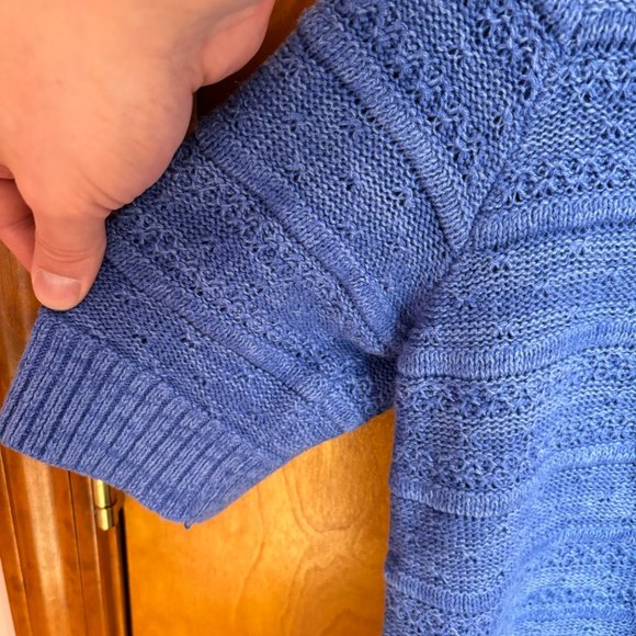 Christopher and Banks Blue Sweater NWT‎ with Fake Camisole - Picture 4 of 14